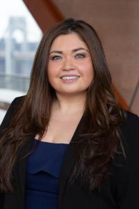 An image of Cynthia Fuentes, executive assistant to Madeline Julian, assistant vice president of Capital Project Management at CUIMC.